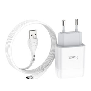 МЗП Hoco C73A Glorious 2.4A (2USB-A) + кабель USB to Type-C