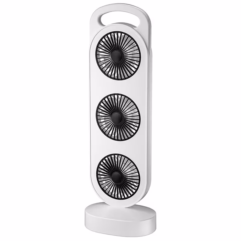Настільний вентилятор Three Head Fan 1200 mAh
