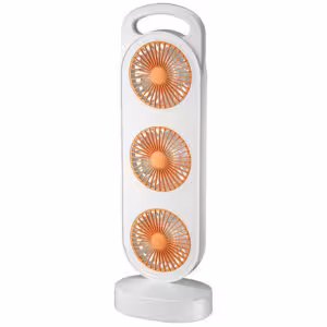 Настільний вентилятор Three Head Fan 1200 mAh