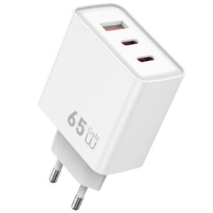 МЗП WIWU G005 Essen PD65W+QC3.0 GaN (1USB-A/2C)