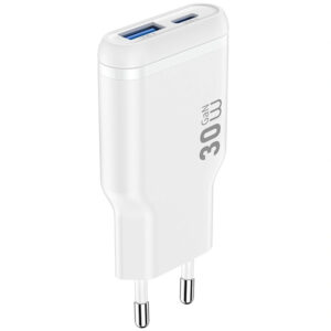 МЗП WIWU G033 Essen PD30W+QC3.0 GaN (1USB-A/1C)