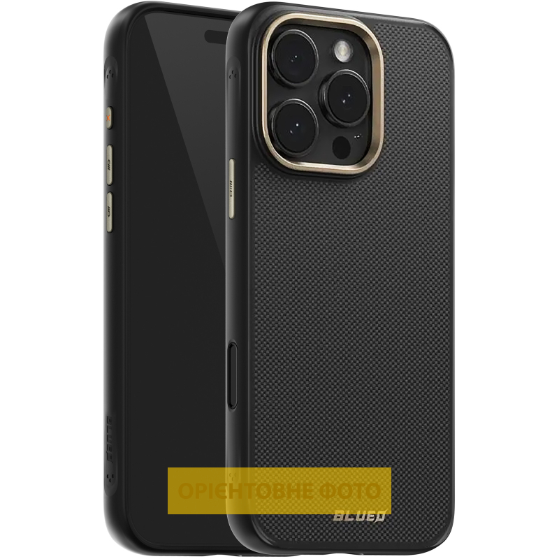 TPU+PC чохол Blueo Aramid Fiber with Magnetic Fit для Apple iPhone 16 Pro Max (6.9")