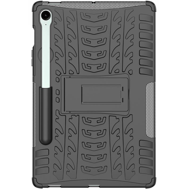 TPU+PC чохол Protector Stand для Samsung Galaxy Tab S9 / S9 FE / S10 FE (Pen slot)