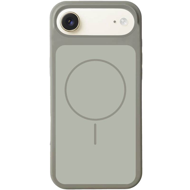 Чохол Silk Duo Color без логотипу з магнітним кріпленням для iPhone 17 Air