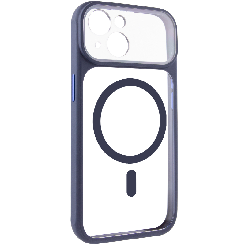 Чохол TPU+PC GETMAN Moon Clear with MagSafe для Apple iPhone 14 (6.1")
