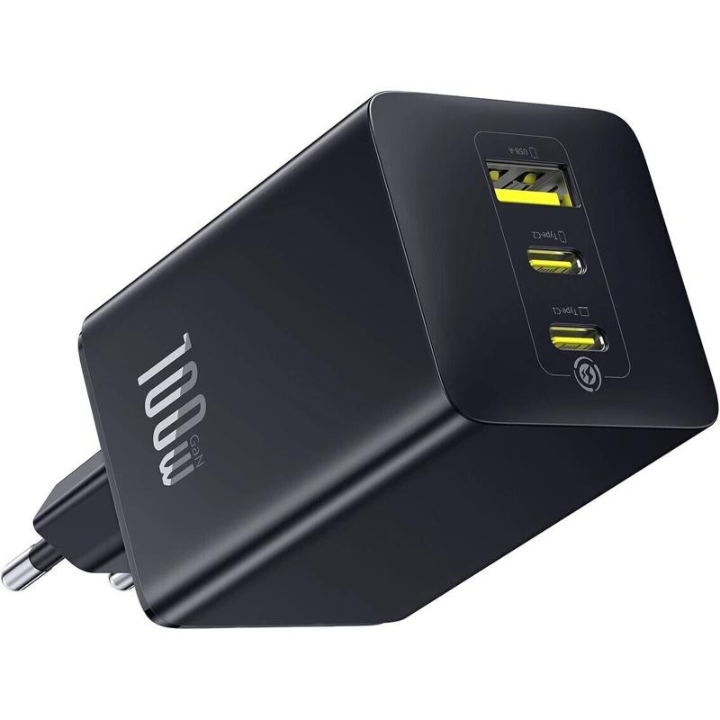 МЗП Baseus EnerFill FE11 Fast Charger PD100W+QC3.0 (1USB-A/2C) (P101821)