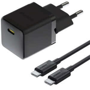 МЗП Baseus Palm Fast Charger 20W (1USB-C) + кабель Type-C to Type-C (P10111602)
