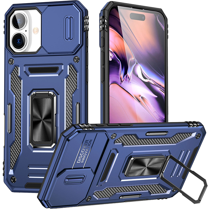 Ударостійкий чохол Camshield Army Ring для Apple iPhone 17 (6.3")
