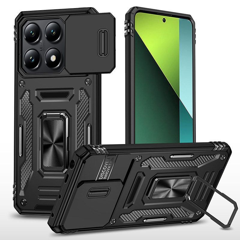 Ударостійкий силіконовий чохол Camshield Army Ring на телефон Xiaomi 17.
