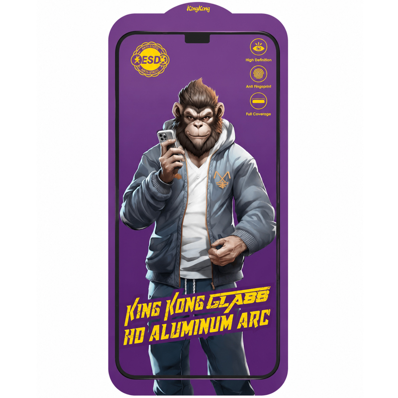 Захисне скло 5D Anti-static Purple (тех.пак) для Apple iPhone 11 / XR (6.1")