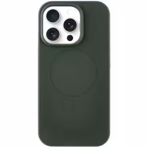 Чохол Silk Full Protective зеленого кипарисового відтінку для iPhone 16 Pro Max.