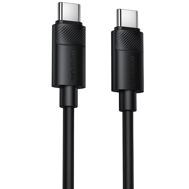 Дата кабель Borofone BX123 Leya Type-C to Type-C 60W (1m)