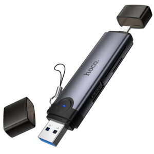 Картридер Hoco HB56A Victory 5in1 Lightning/USB2.0 to SD/TF3.0 + USB 2.0