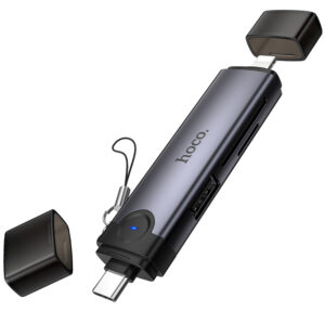 Картридер Hoco HB56B Victory 5in1 Type-C/Lightning to SD/TF3.0 + USB 2.0
