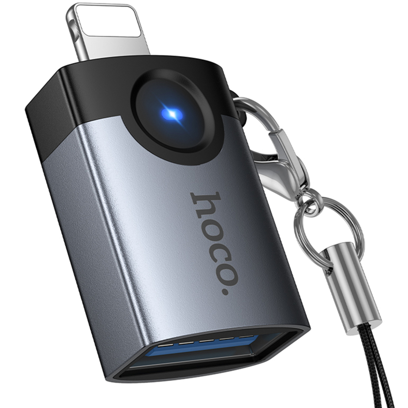 Уцінка Перехідник Hoco UA46 Lightning Male to USB Female USB2.0
