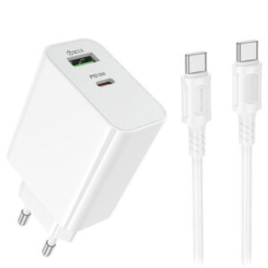 Уцінка МЗП Borofone BA108A Stellar PD30W+QC3.0 (1USB-A/1C) + кабель Type-C to Type-C