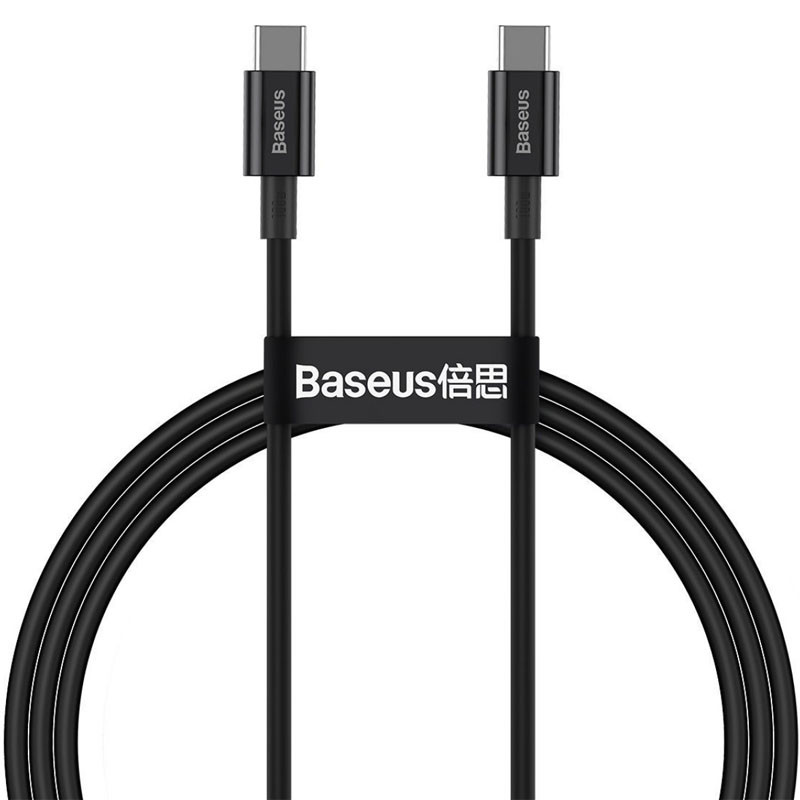 Кабель Baseus Superior Series, швидка зарядка USB Type до Type 100W.