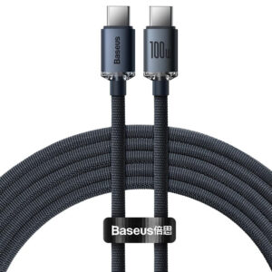 Дата кабель Baseus Crystal Shine, USB Type до Type , швидка зарядка