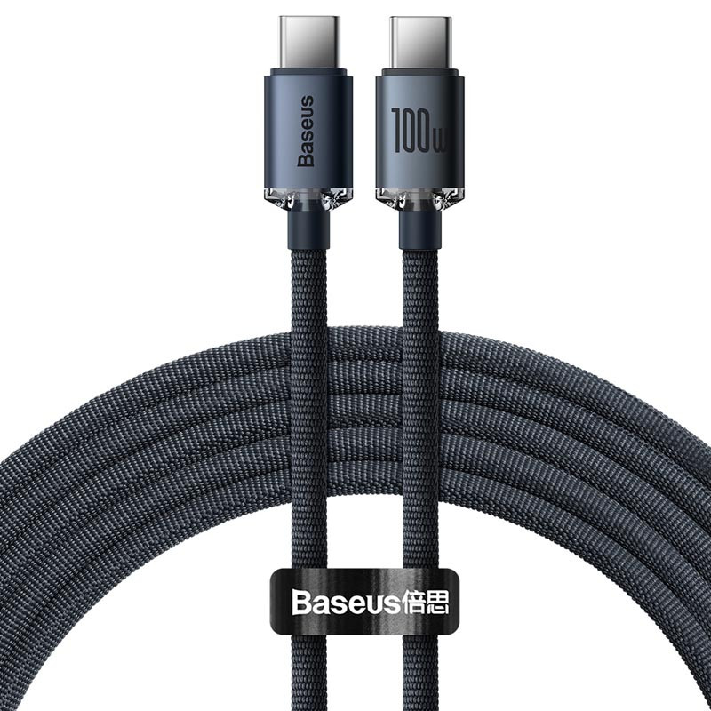 Дата кабель Baseus Crystal Shine, USB Type до Type , швидка зарядка
