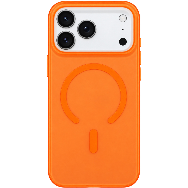 Стильний матовий чохол з магнітною фіксацією для iPhone 17/18 Pro Max.