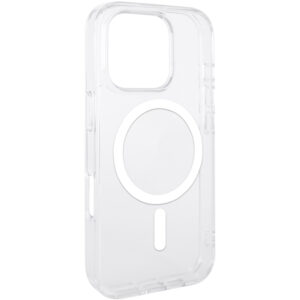 Прозорий TPU чохол Ummi з магнітним кріпленням для iPhone 16 Pro.