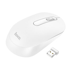 Бездротова миша Hoco GM14 Platinum – ергономічна та зручна модель для роботи.