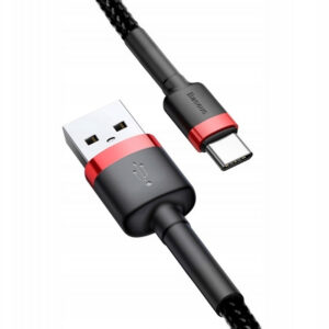 Дата кабель Baseus Cafule USB to Type-C Cable 3A (1m) (CATKLF-B)