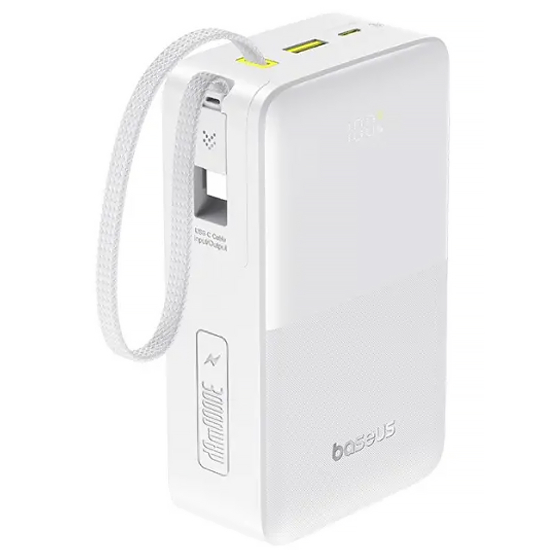 Портативний акумулятор Baseus EnerFill FC51 Bipow2 Pro на 30000mAh з потужністю 22.5W.