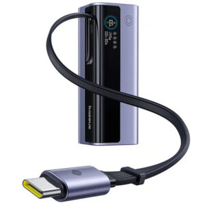 Портативний повербанк Baseus EnerGeek GR11 на 25000 mAh та кабелем.