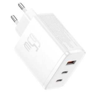 Зарядний пристрій Baseus Cube Pro PD65W з USB та Type портами.