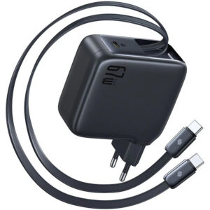 Портативний зарядний пристрій Baseus EnerCore CJ21 з кабелями та 3 USB- роз'ємами.