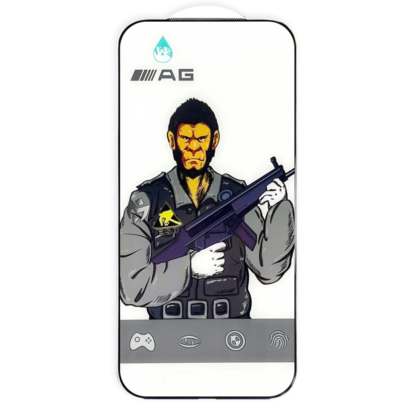 Захисне матове скло 5D anti-static для iPhone 18 Pro розміром 6.3 дюйми